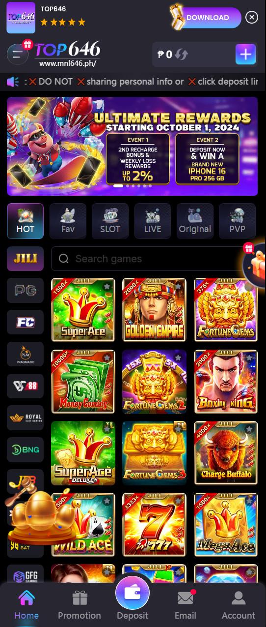 Top646 login
